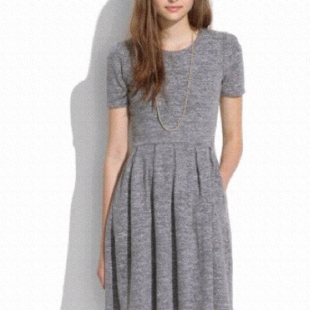 Madewell Hi-Line Sweatshirt Dress